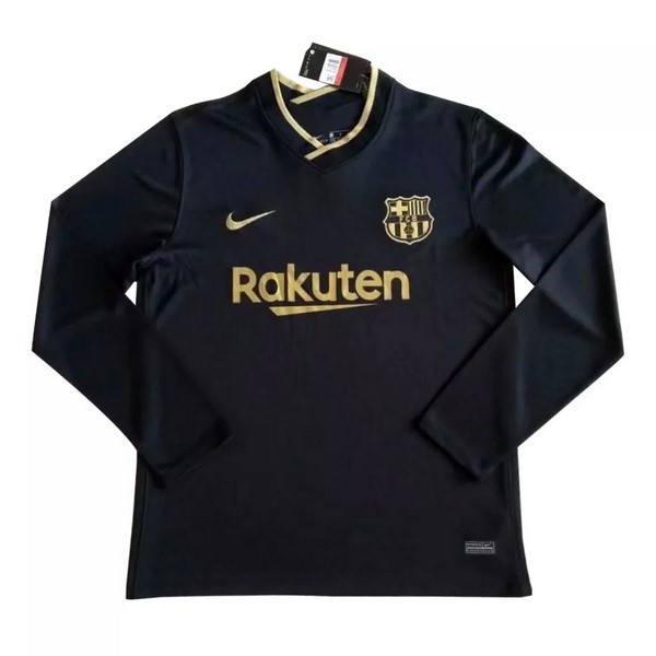 Tailandia Camiseta Barcelona 2ª ML 2020 2021 Negro